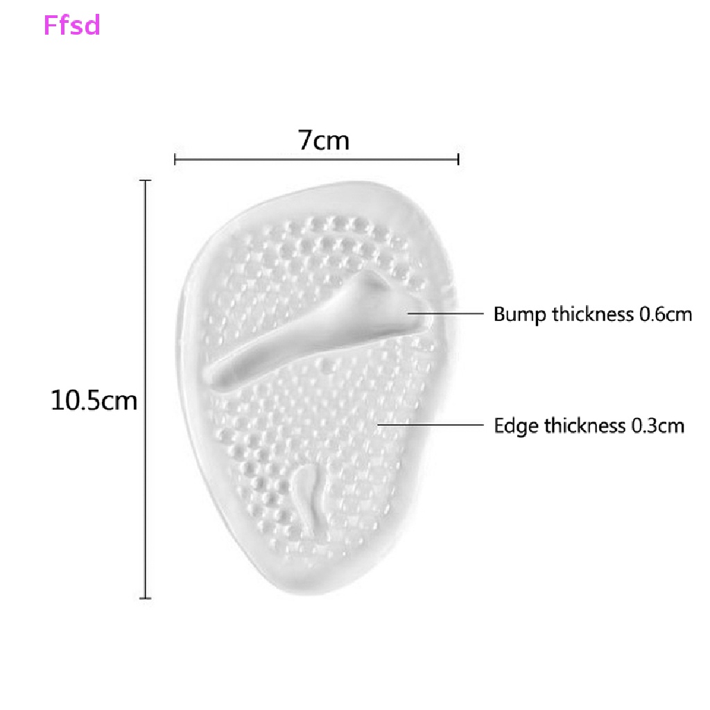 1 Cặp Miếng Lót Giày Cao Gót Bằng Silicone Thoải Mái