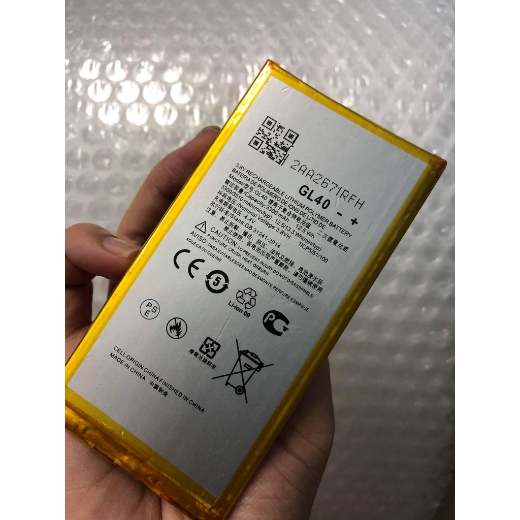 Pin Mã GL40 Motorola Z Play XT1635 Dung Lượng 3510mah Pin Zin Giữ Pin Lâu Giá Rẻ