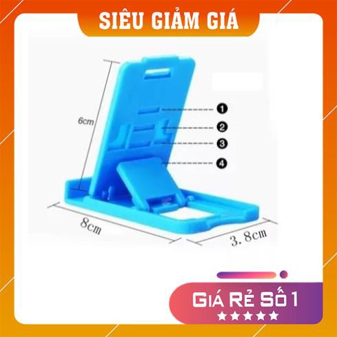 [Xả kho cắt lỗ - giá 1k FreeShip] Đế Dựng Điện Thoại, Máy Tính Bảng xem phim chơi game nhiều nấc có thể gấp gọn 1K