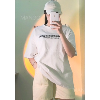 [MANGO] Áo phông tay lỡ BÀN CỜ Unisex