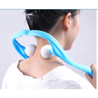 Dụng cụ massage cổ vai gáy cầm tay 2 bi đa năng tiện lợi