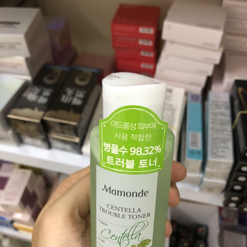 NƯỚC HOA HỒNG RAU MÁ MAMONDE CENTELLA TROUBLE TONER | BigBuy360 - bigbuy360.vn