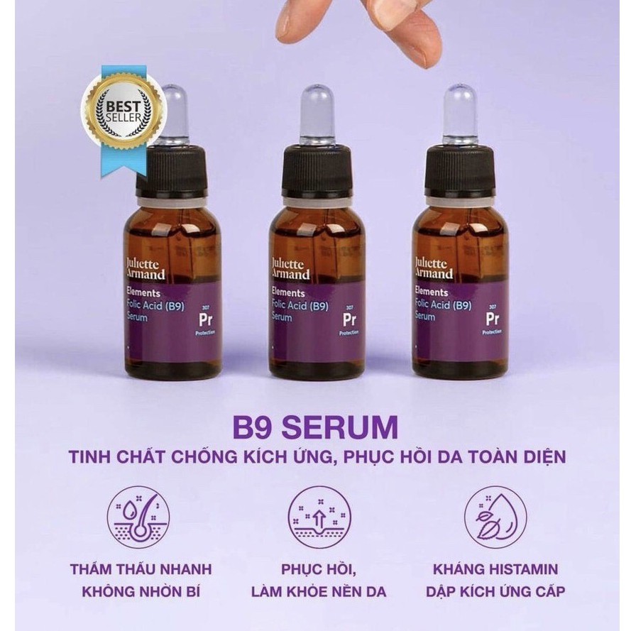 Serum Phục Hồi - Làm Dịu Da Folic Acid B9 Serum - Juliette Armand