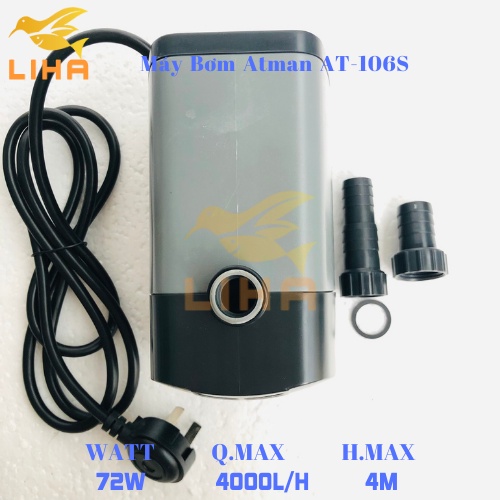 Máy Bơm Atman AT-106S (72W-4000L/H-4M) - Bơm Nước Bể Cá