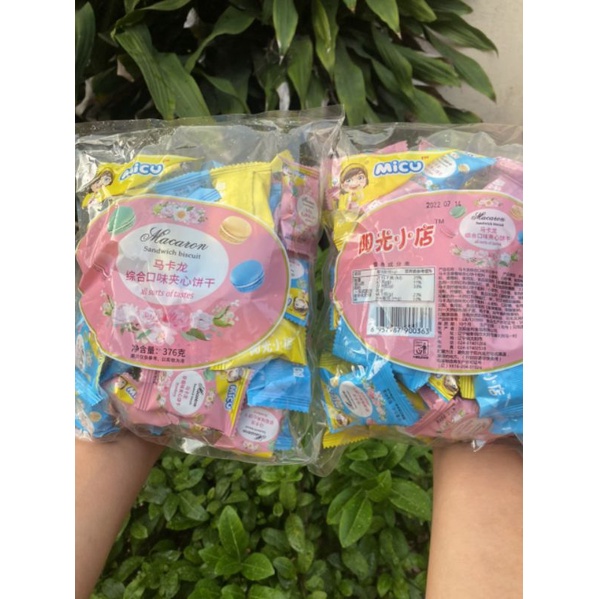 Bánh quy Macaron mix siêu ngon gói 300-338g Đài loan