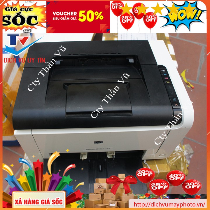 Máy in laser màu cũ HP 1025 Canon 7018C máy đẹp chạy ổn định có bảo hành