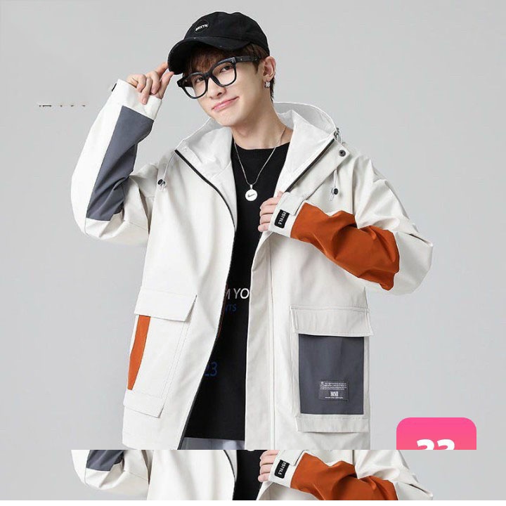Áo khoác kaki túi hộp nam nữ phong cách hàn quốc - skymen Fashion AKK01