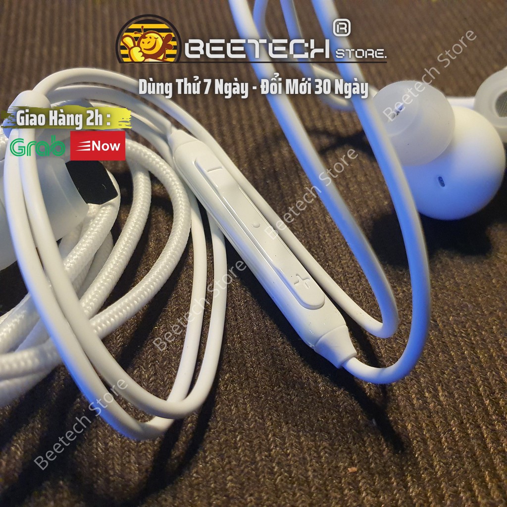 Tai nghe chân 3.5mm AKG S10 zin, tai phone chính hãng kèm núm phụ - Beetech