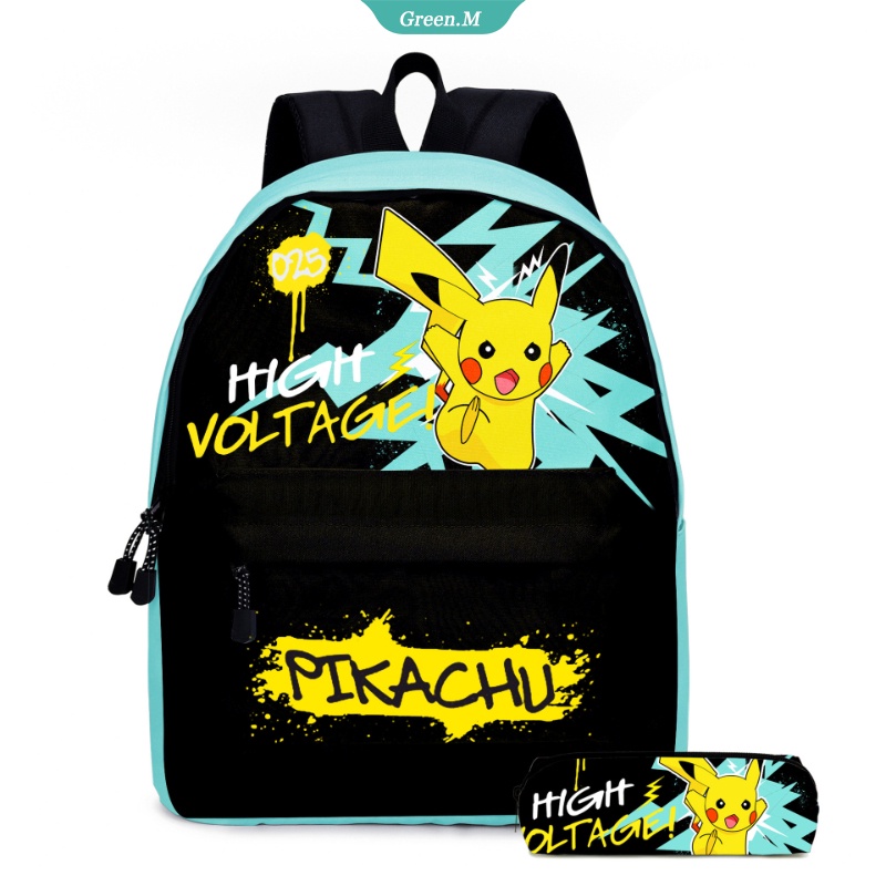 Balo Đi Học Họa Tiết Pokemon Pikachu Dễ Thương Làm Quà Tặng Sinh Nhật Cho Bé