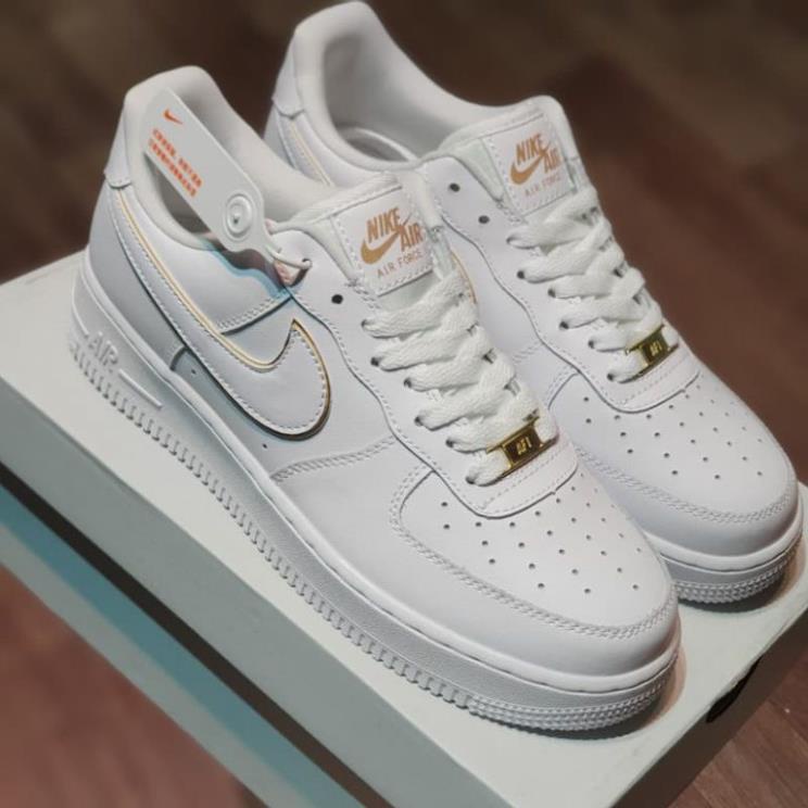 Giày thể thao AF1 Metallic gold Trắng Vệt Gold nam nữ hot trend 2022 tôn dáng hàng FullBoxBill