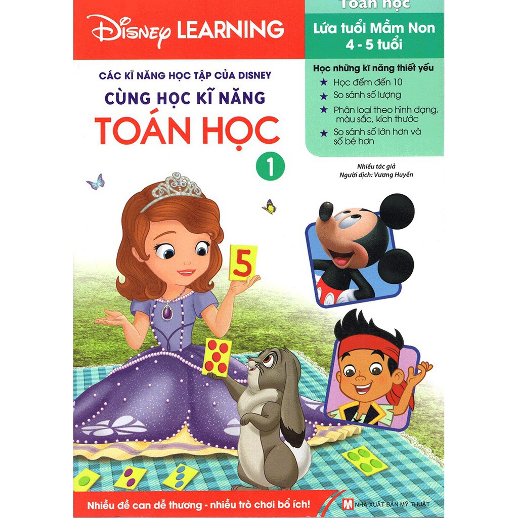 Sách - Disney Learning - Cùng Học Kĩ Năng Toán Học 1