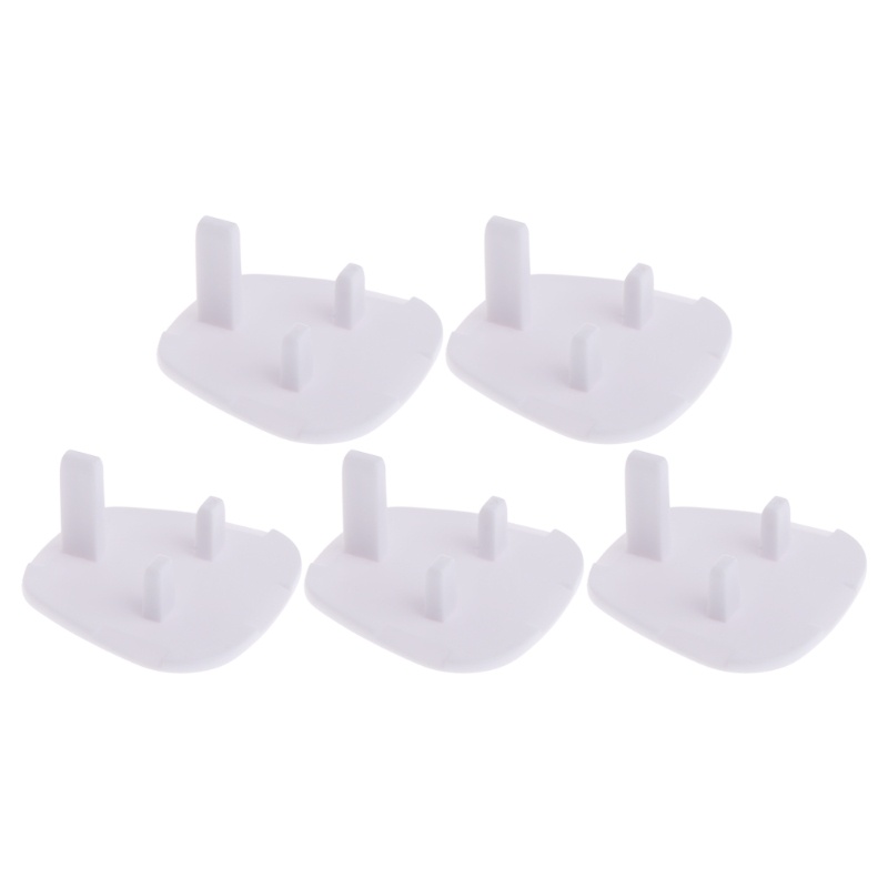 Set 5 Ổ Cắm Điện UK Bảo Vệ An Toàn Cho Bé Chống Sốc