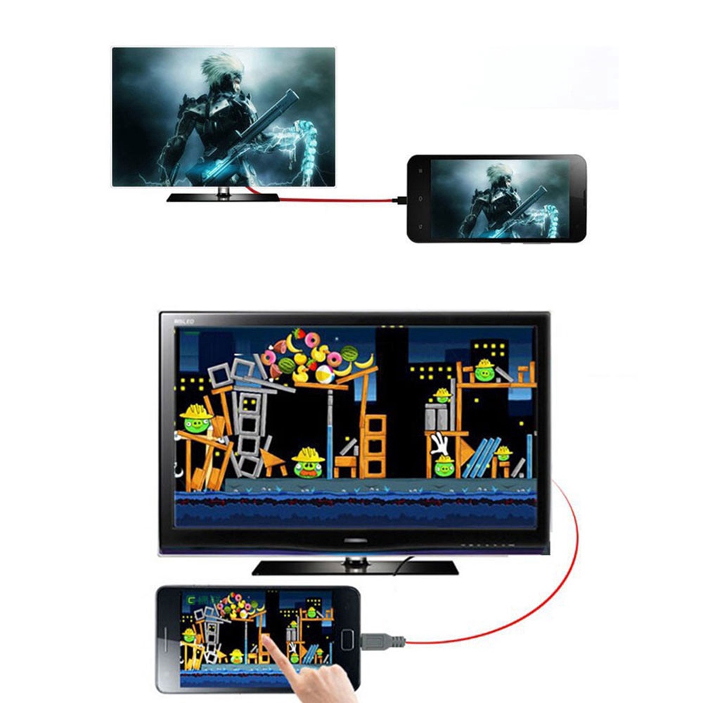 Dây cáp sạc chuyển đổi từ micro USB sang HDMI dành cho Samsung Galaxy S2 S3 S4 S5
