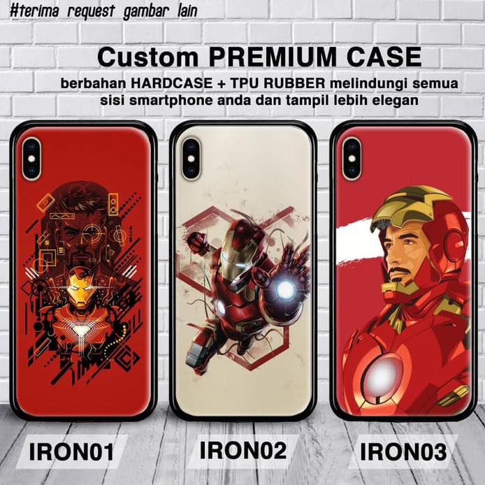 Ốp Điện Thoại Hình Iron Man Cho Xiaomi Mi 5x Mi A1 Premium