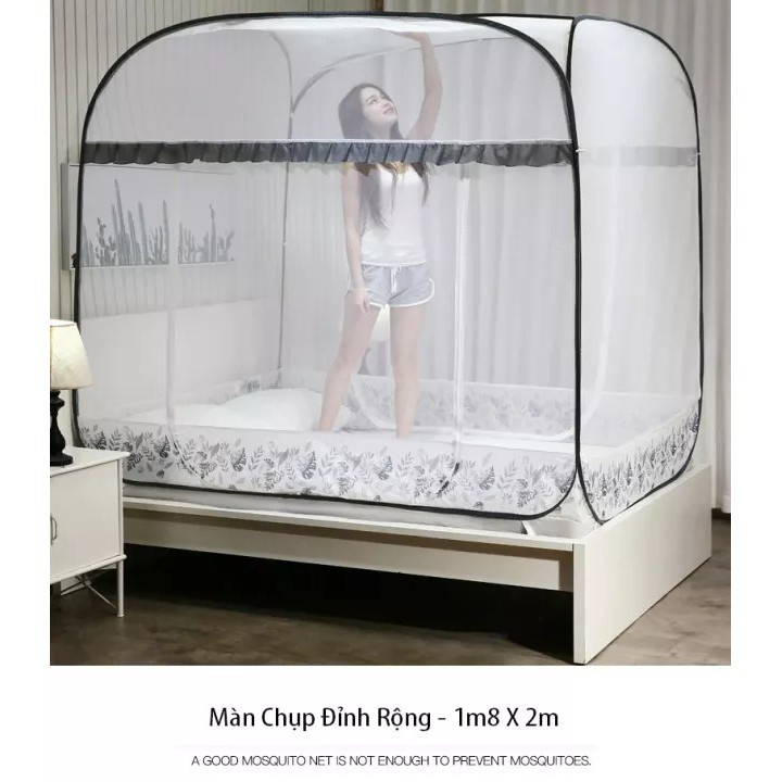 [dealbest] MÀN CHỤP CHỐNG MUỖI CÓ CHÂN VIỀN, MÙNG TỰ BUNG NGĂN CÔN TRÙNG, MÀN BUNG NHỎ GỌN |  Hàng Việt Nam Cao Cấp