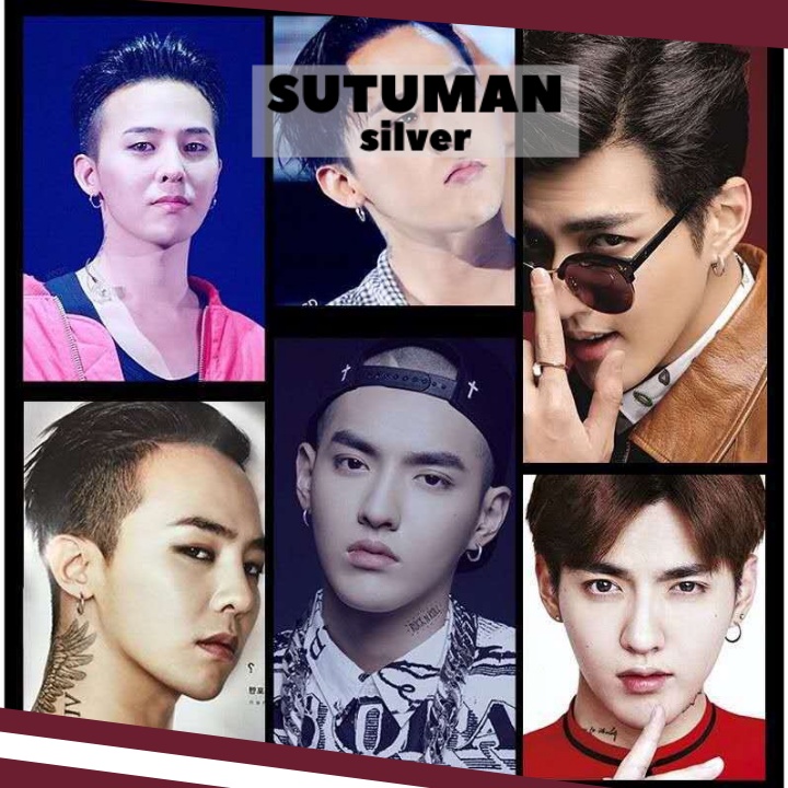 [HỎA TỐC] Bông tai Stub Hàn Quốc thép titan chất lượng phụ kiện thời trang xu hướng mới SUTUMANsilver