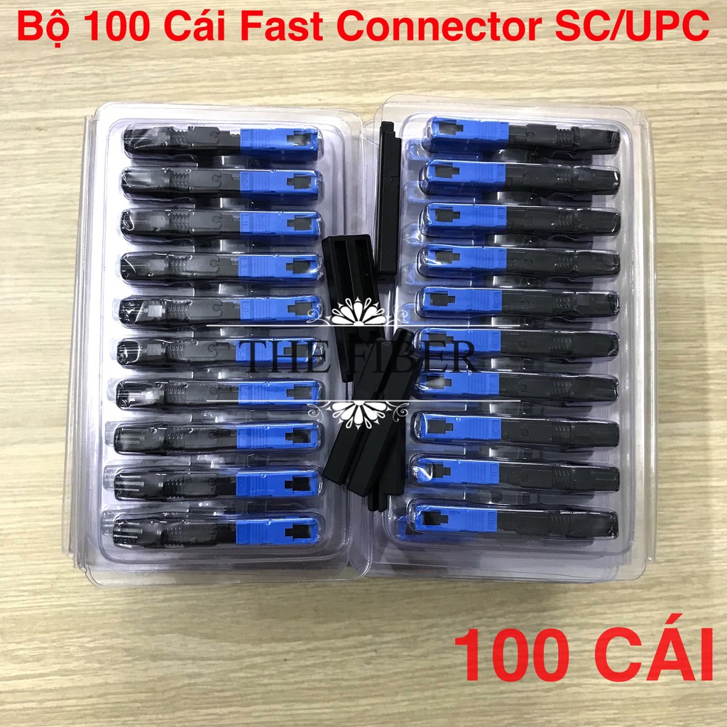 Bộ 100 Fast Connector SC/UPC - Đầu nối quang nhanh SC/UPC
