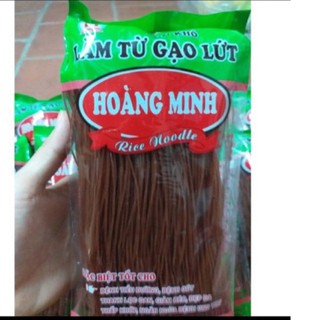 Bún phở gạo lứt HOANG MINH 🔸GIÁ TỐT NHẤT🔸 bún tốt cho người ăn kiêng, tốt cho tiêu hóa (250gr)