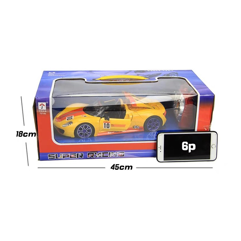 [Bán Chạy] Xe Điều Khiển RC Car Super Racing 767-R5 Đóng Cửa Mở Hai Bên Và Gập Mui Trần Như Xe Thật - Hot