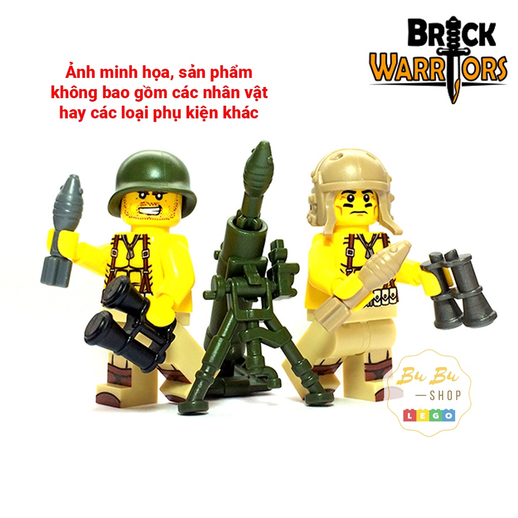 BrickWarriors - Mortar - Phụ kiện cho nhân vật