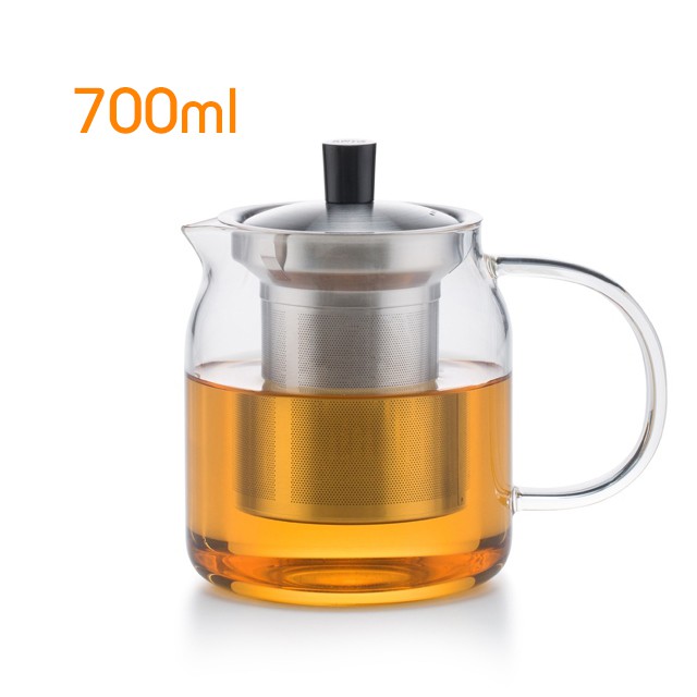 Bình lọc trà thủy tinh lõi inox 470ml - 500ml - 700ml - 900 - 1200ml ( Ấm trà ...