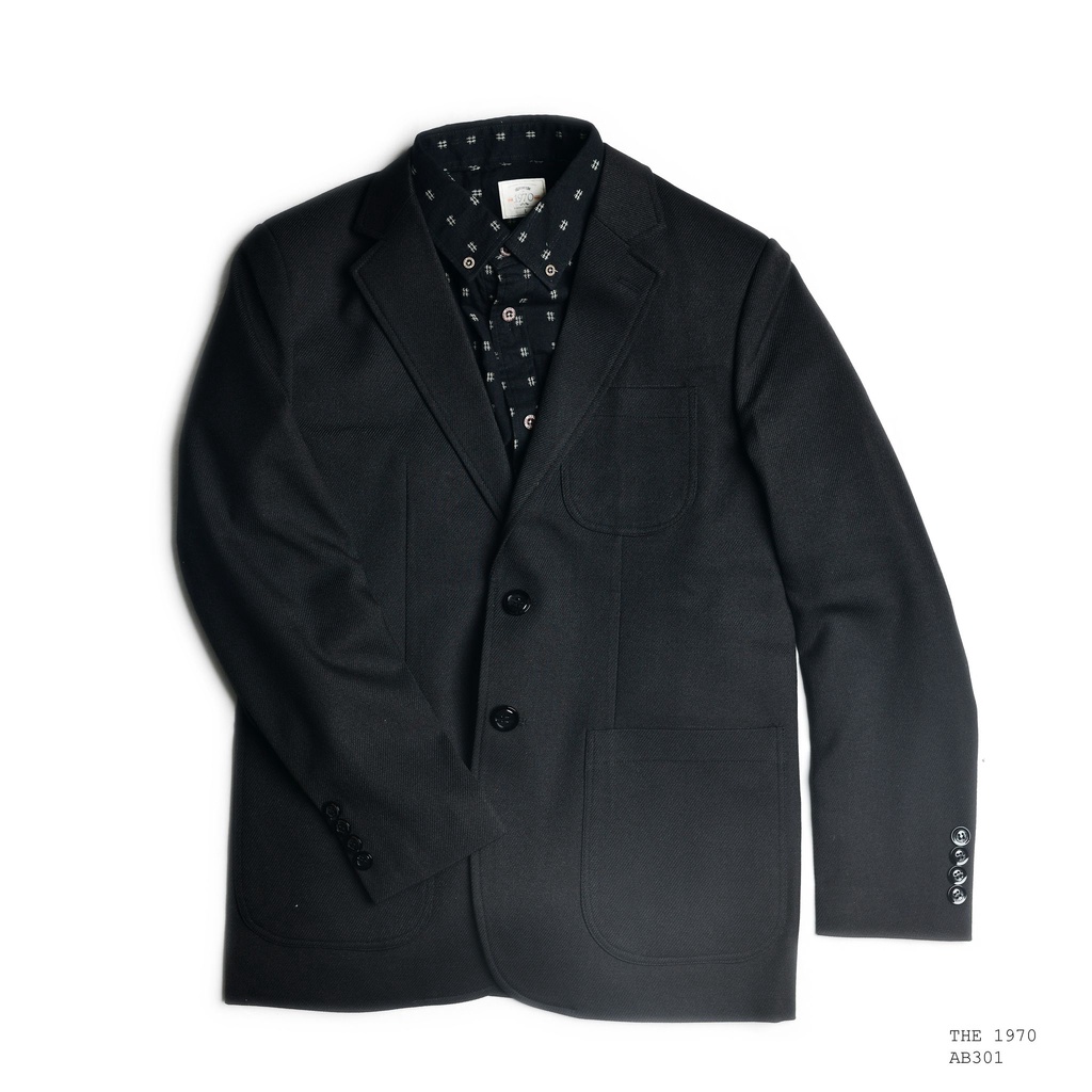 Áo Blazer  ĐEN THE1970 AB301
