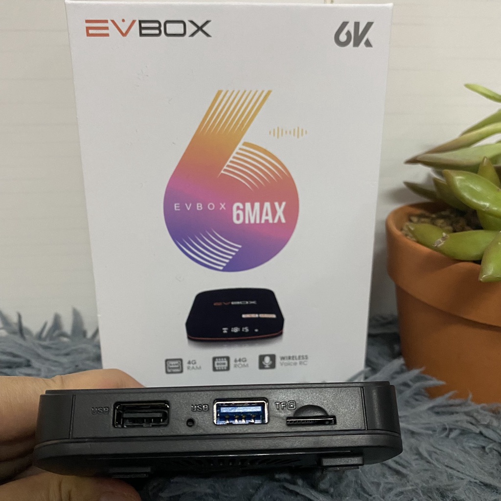 Evbox 6Max Mới Nhất 2022 Xem Phim,Truyền Hình Quốc Tế Janpan, Korea, China, Taiwan miễn phí (cao cấp hơn Evpad 6P, 6S)