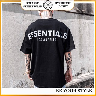 ÁO THUN TAY LỠ UNISEX FORM RỘNG ESSENTIAL FOG NAM NỮ - GIN STORE