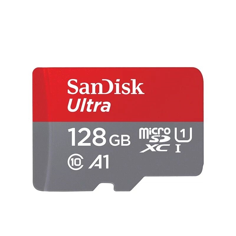 Thẻ Nhớ SanDisk Ultra 128GB microSDXC UHS-I Màu Xám/Đỏ/Đỏ