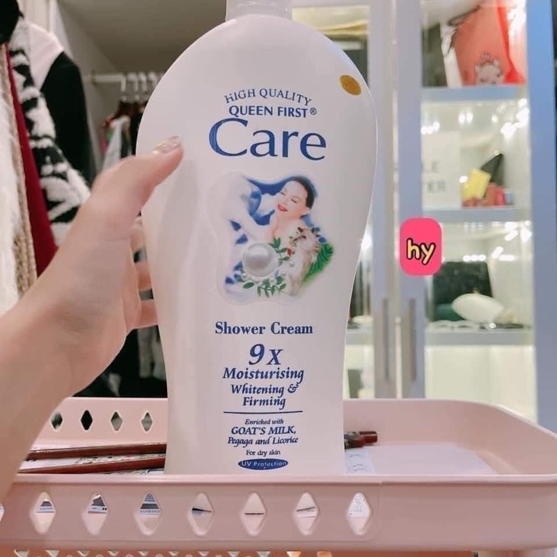 Sữa Tắm Dê White Care 9X 1200ml Sáng Mịn Hơn Thơm Lâu Hơn