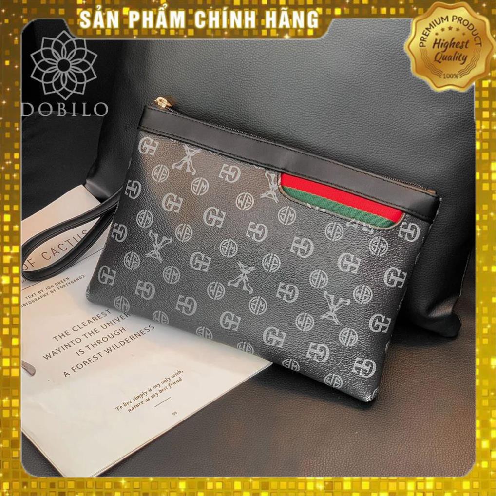 [Freeship-Hàng Chuẩn] Ví Da Nam Cầm Tay Ví Cắp Nách Clutch Da Cao Cấp Hàng Chuẩn/Ví da nam cầm tay khóa cao cấp