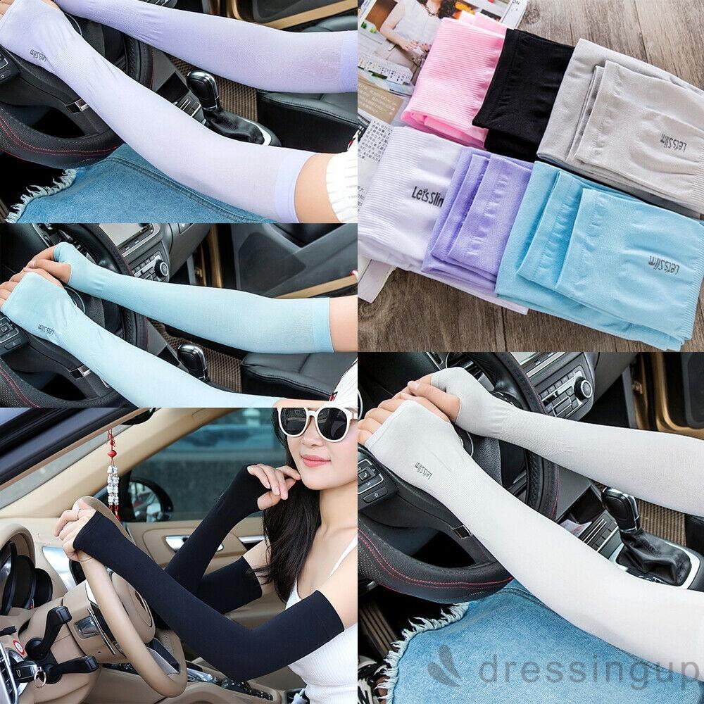 Cặp găng đeo cánh tay chống nắng khi lái xe/chơi thể thao cho nam và nữ