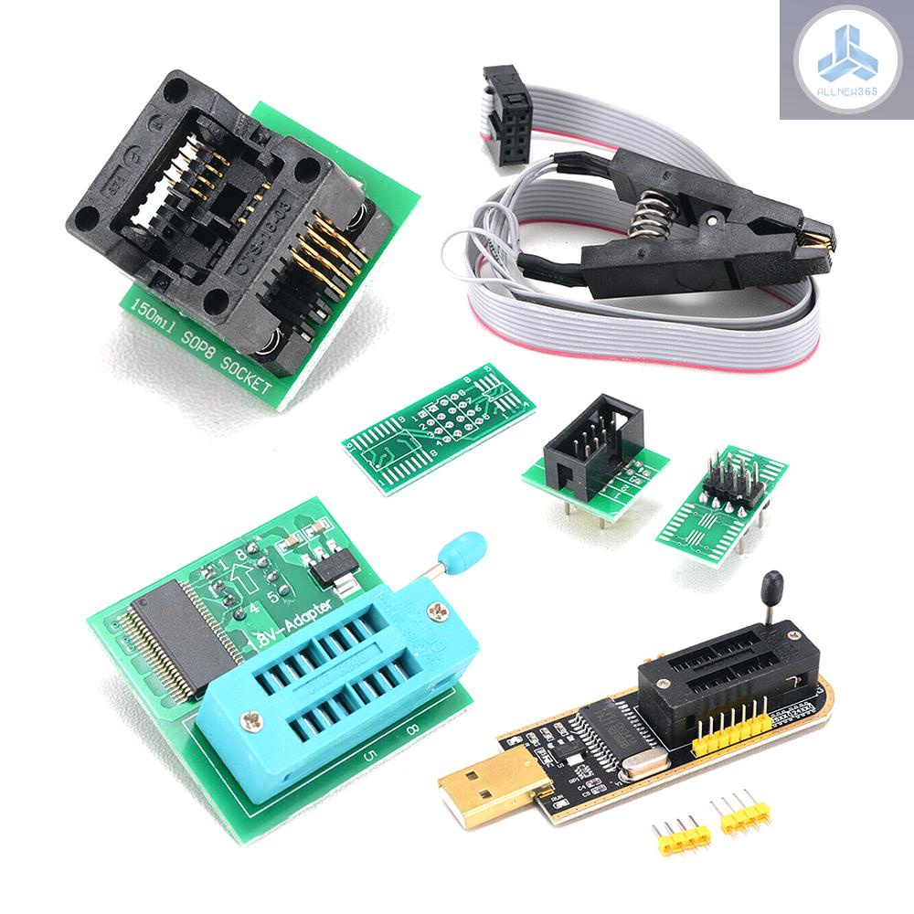 Bộ Lập Trình USB Với Kẹp SOP8 Và Dây Cáp SOP8 Cho Đèn Flash 24/25 Series VN26 150mil SOP8