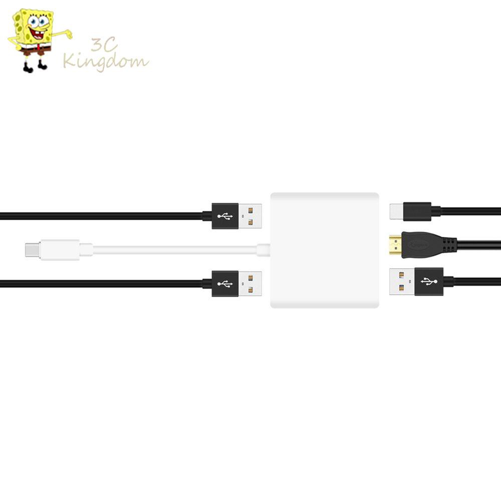 ☆Pro☆ Type-C Hub USB C To USB3.0 HDMI-compatible / VGA / RJ45 / TF Splitter Charger