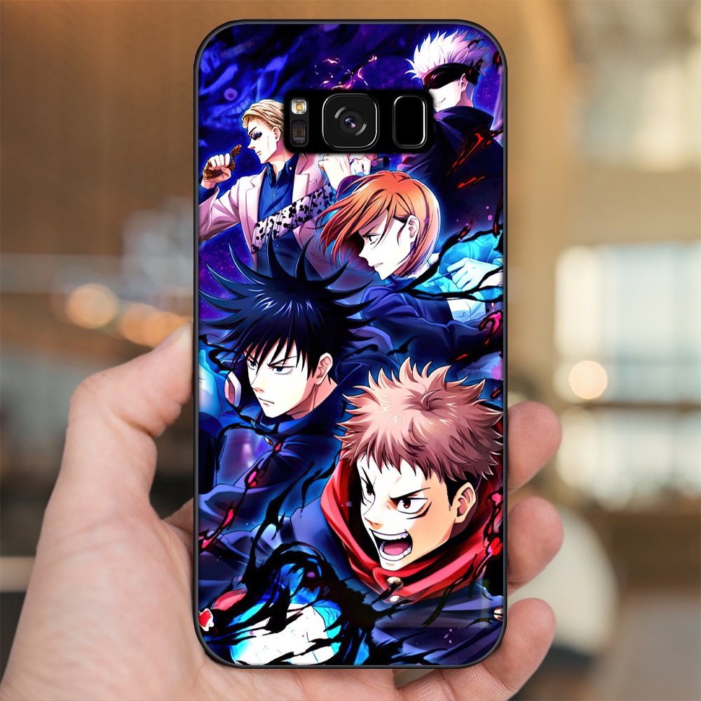 Ốp lưng Samsung S8, S8 Plus viền đen in hình Yuji Jujutsu Kaisen