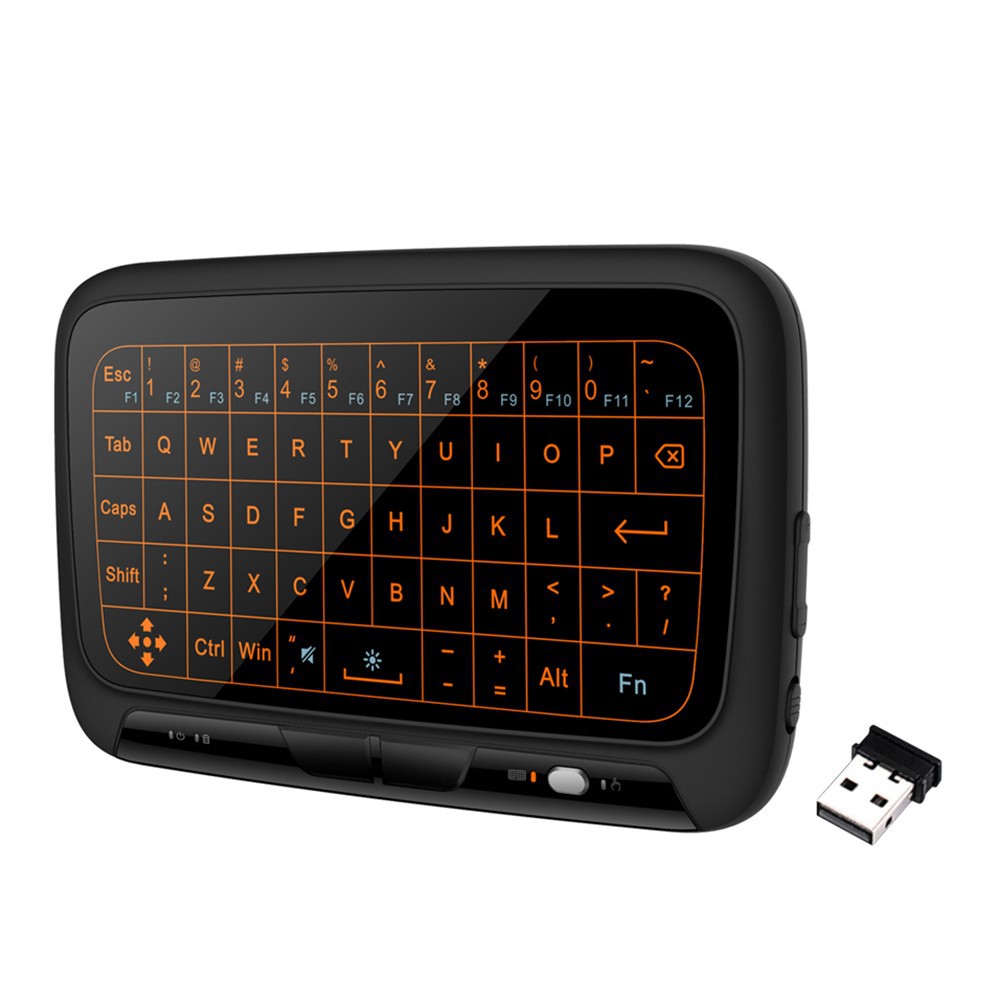 Bàn phím không dây mini H18+ 2.4GHz có đèn nền