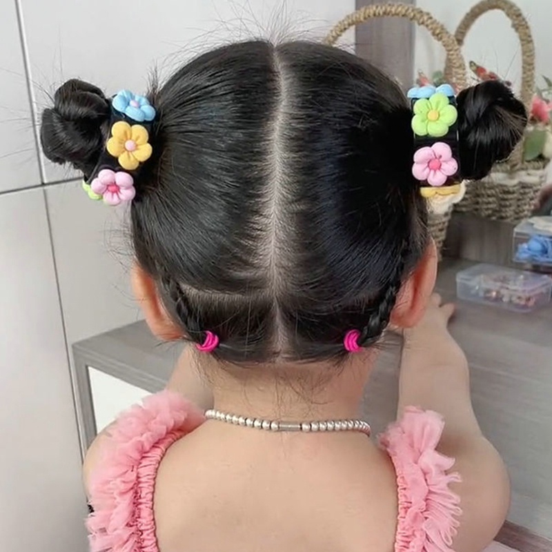 Kẹp Tóc Đính Nơ Hoa Dễ Thương Cho Bé Gái timetunnel