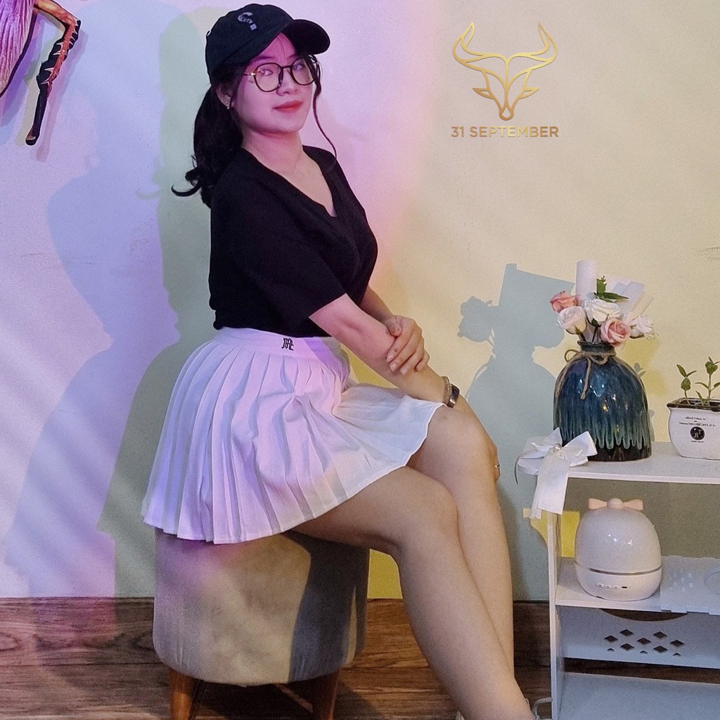 Chân váy xếp ly hai lớp, chân váy tennis phong cách Âu Mĩ 31 September mã TH01 | BigBuy360 - bigbuy360.vn