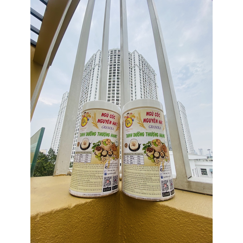 Ngũ Cốc Nguyên Hạt Dinh Dưỡng Thượng Hạng &quot;Granola Gold Kiwi&quot; - 400g