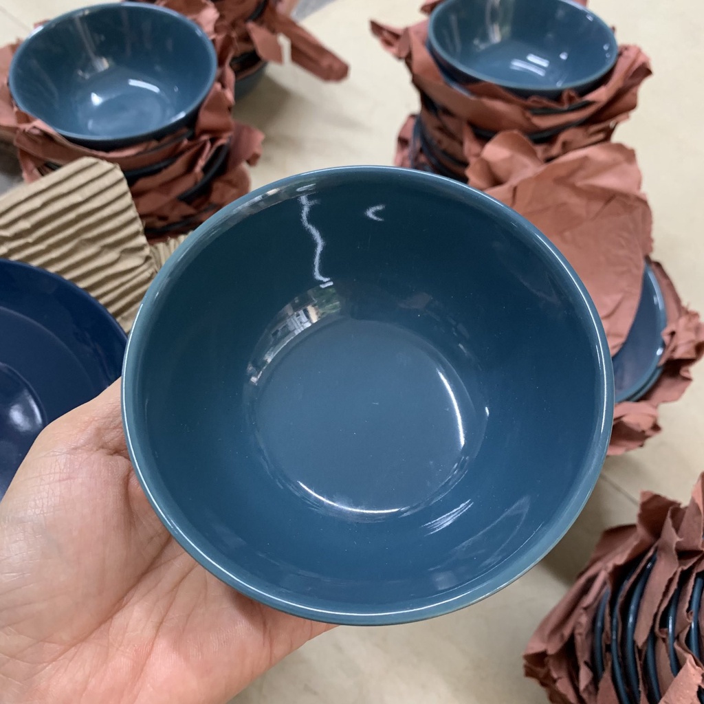 Bộ 10 bát con men xanh lục