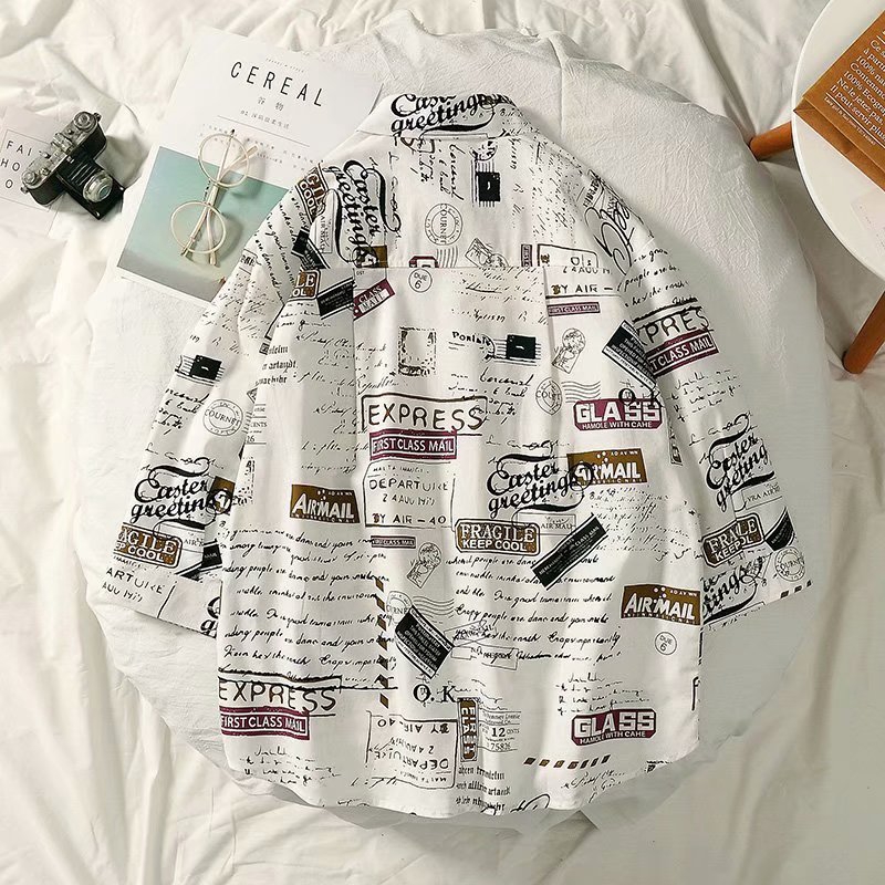 Áo Sơ Mi Tay Ngắn In Hoa Kiểu Hawaii Cá Tính Cho Nam | BigBuy360 - bigbuy360.vn