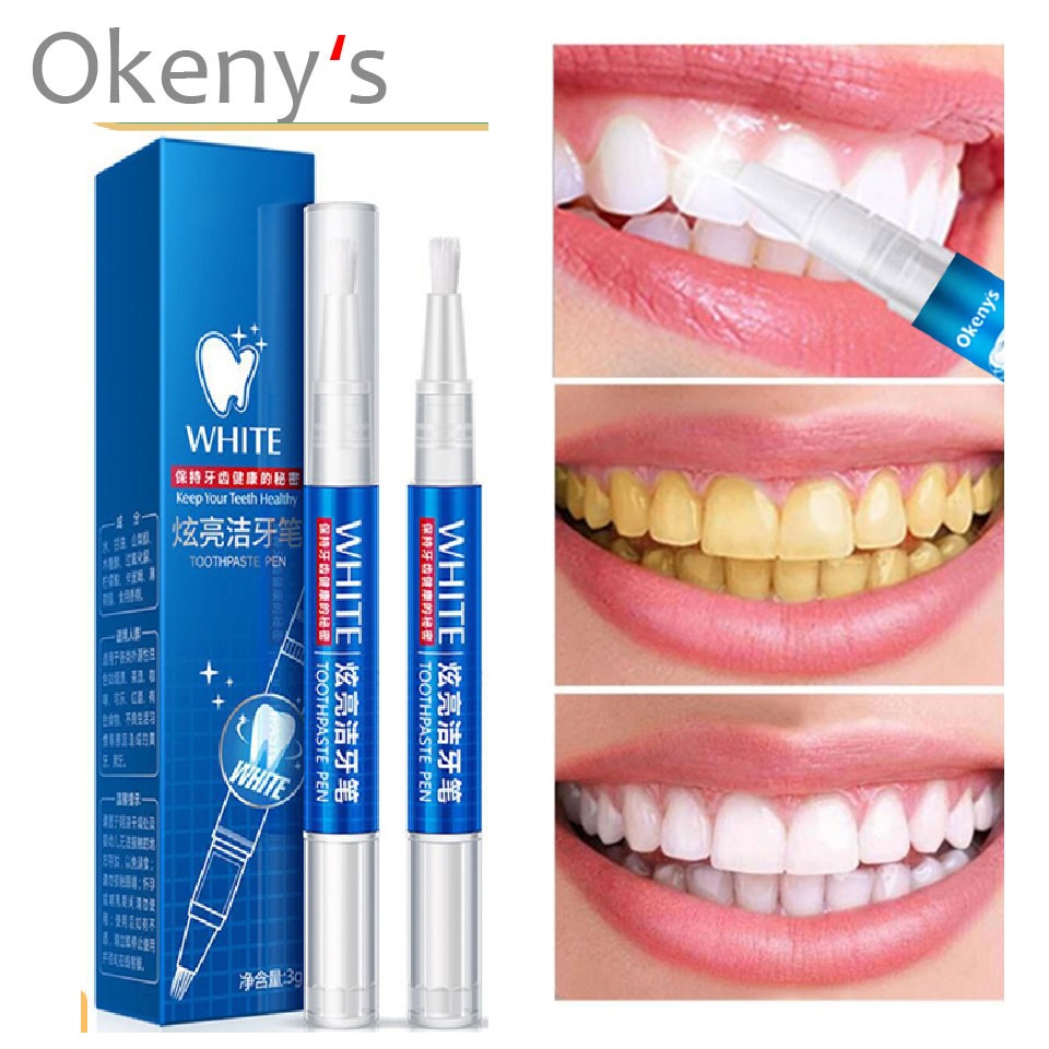 BÚT TẨY TRẮNG RĂNG NHƯ TUYẾT, VÀNG ĐEN ĐẾN MẤY CŨNG TRẮNG