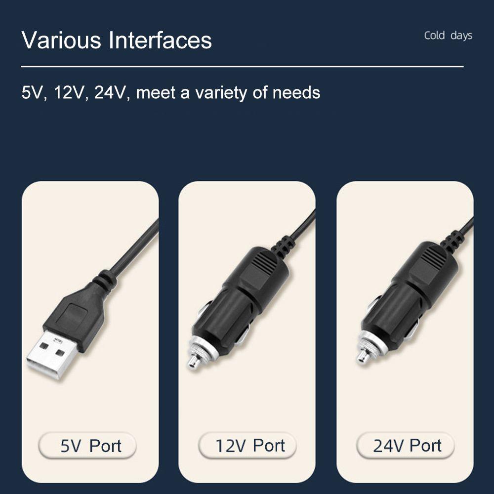 Quạt Làm Mát Mùa Hè Đa Năng Gắn Bảng Điều Khiển Xe Hơi / Văn Phòng KENT1 24V / 12V / 5V