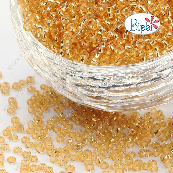 Cườm Preciosa (Cườm Tiệp) màu vàng silverline