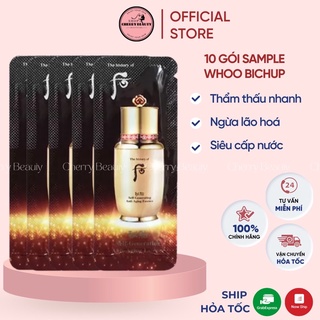 Combo 10 gói tinh chất tái sinh bichup whoo bichup self generating anti aging essence date 2024