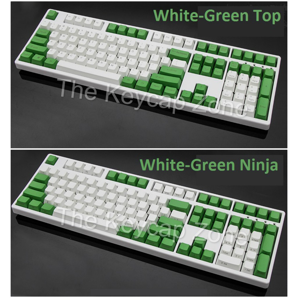 Set Keycap PBT nhiều phối màu Carbon, BOW, Chalk nút bàn phím cơ, phù hợp bàn phím cơ layout cơ bản, không xuyên led