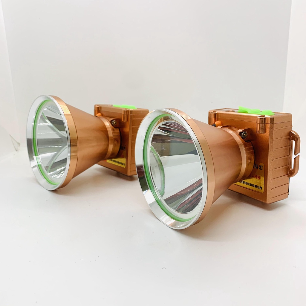 Đèn pin đội đầu siêu sáng đèn đeo đầu GPX H11 700w sáng hơn nhỏ gọn hơn chóa 9cm