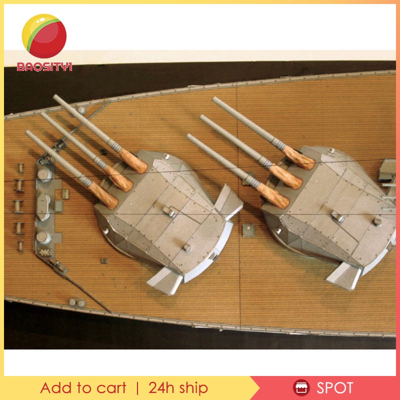Mô hình tàu chiến Yamato 3D tự lắp ráp