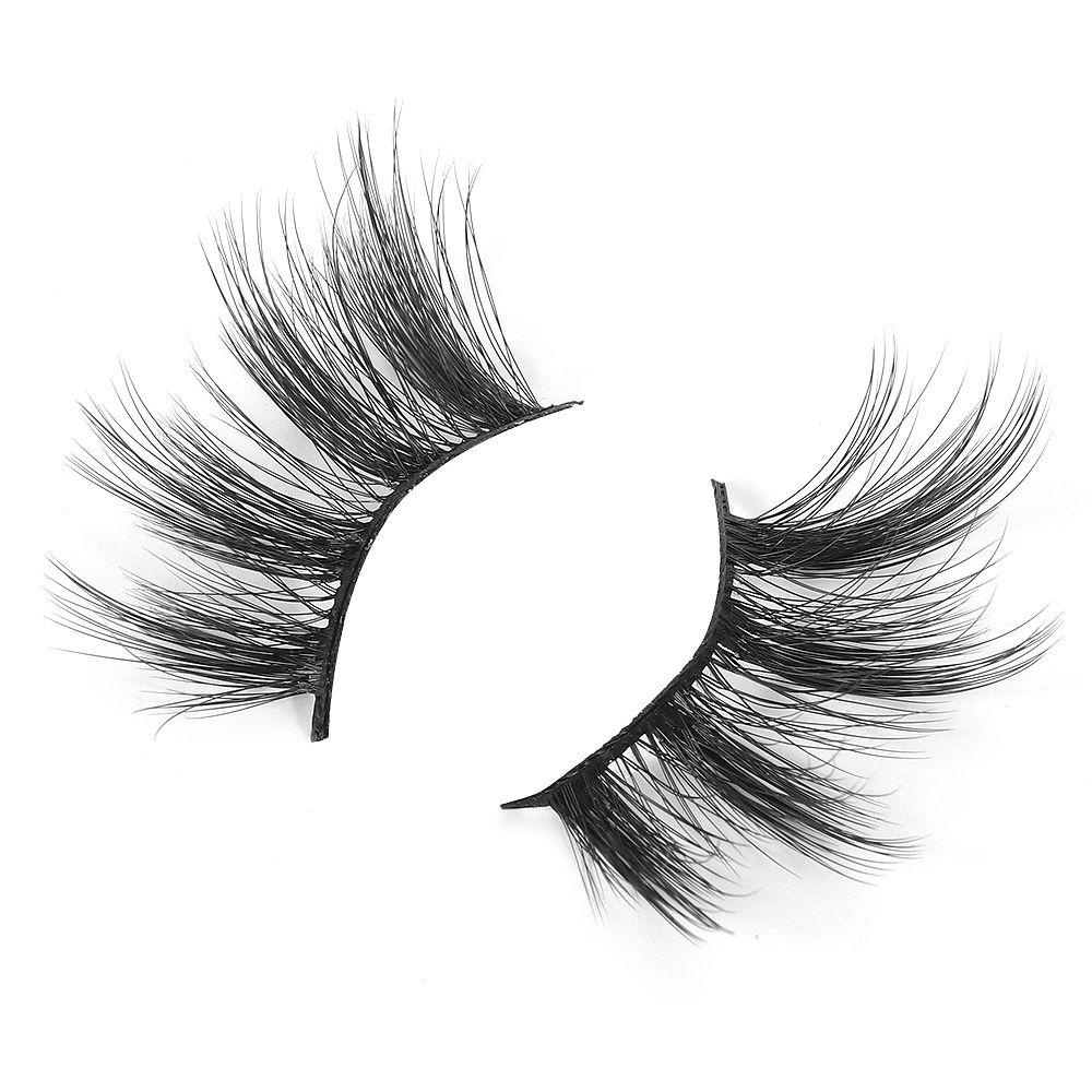 XIANTIN Set 10 Cặp Lông Mi Giả 3D Dài Tự Nhiên Handmade Dành Cho Nữ
