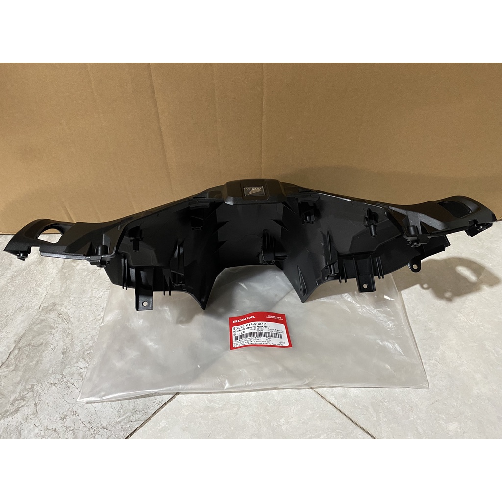 Bộ nắp ốp sau tay lái - gáy HONDA AIR BLADE 125&150 năm 2020-2021 màu Đen nhám. *NHA76M* 53115K1FV00ZD
